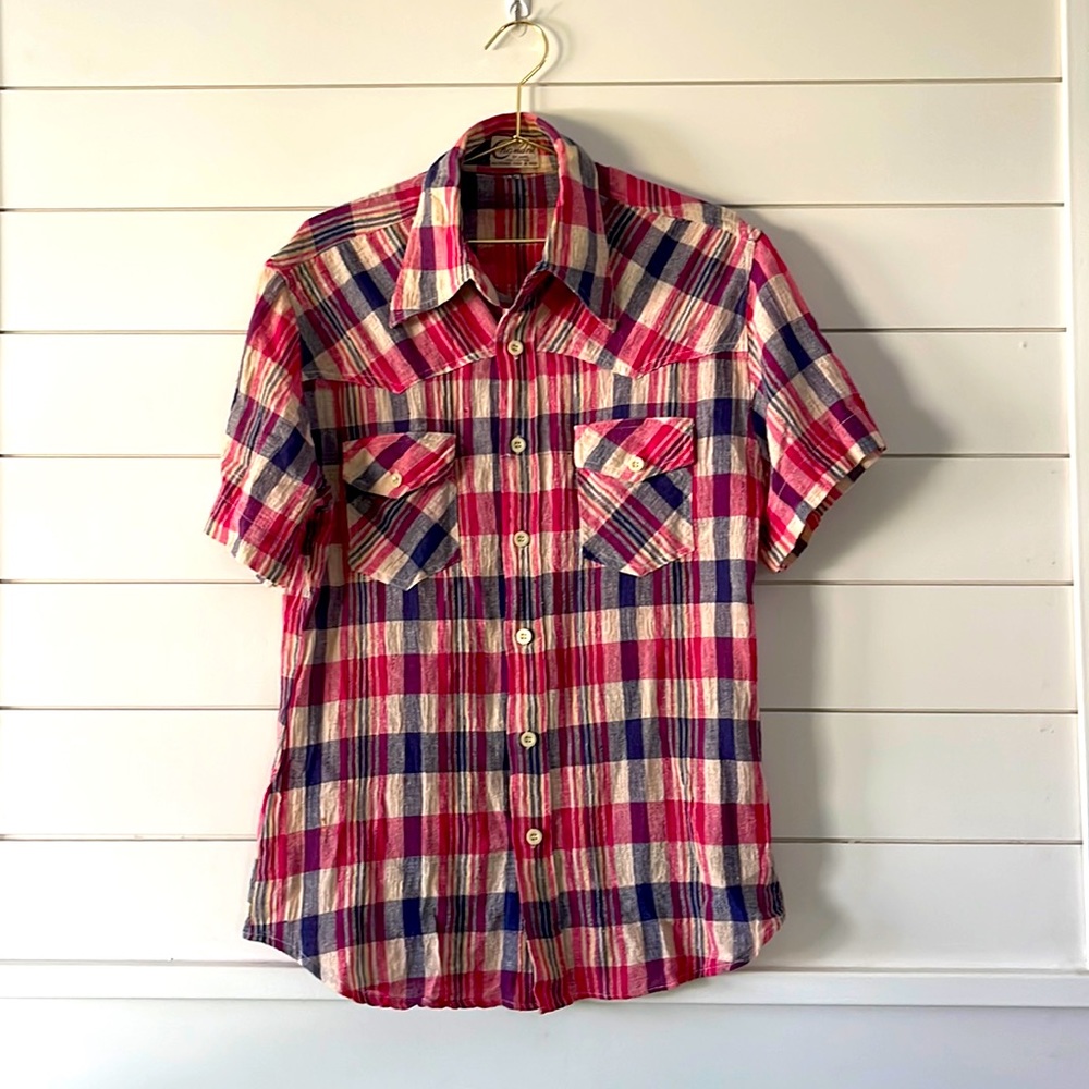 Vintage Plad Chandni Shirt